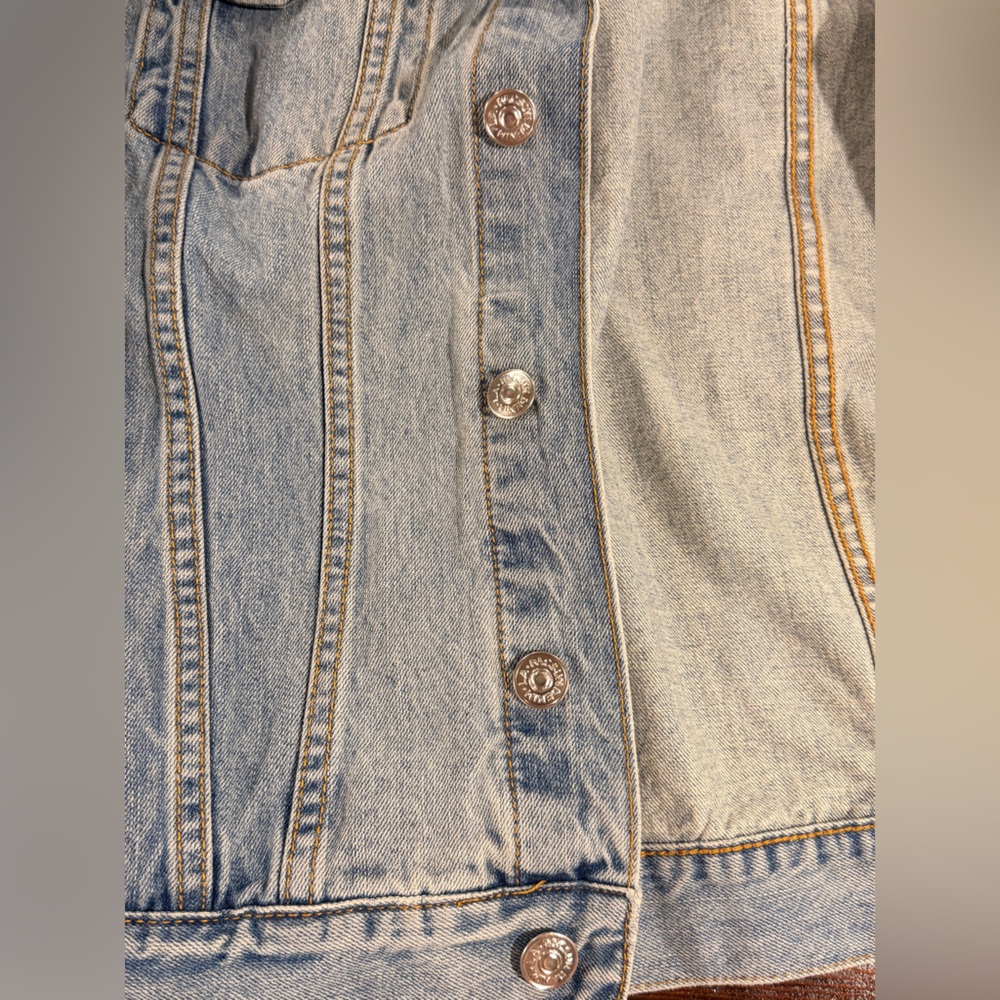 Men’s PacSun Light Blue Denim Jacket size medium - Picture 6 of 8